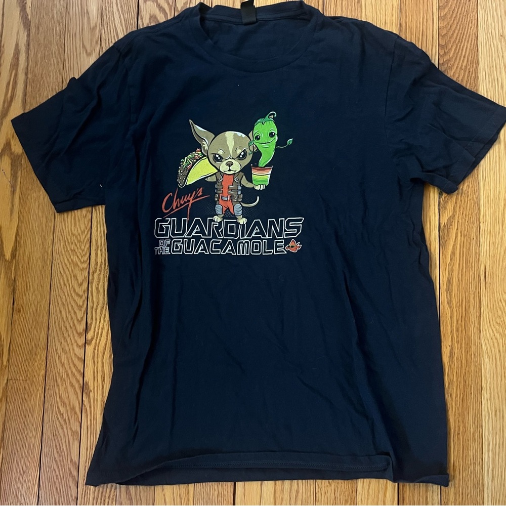 Chuy’s Guardians of the Guacamole Black T-Shirt Men’s Large